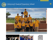 Tablet Screenshot of cottonwoodclassical.org